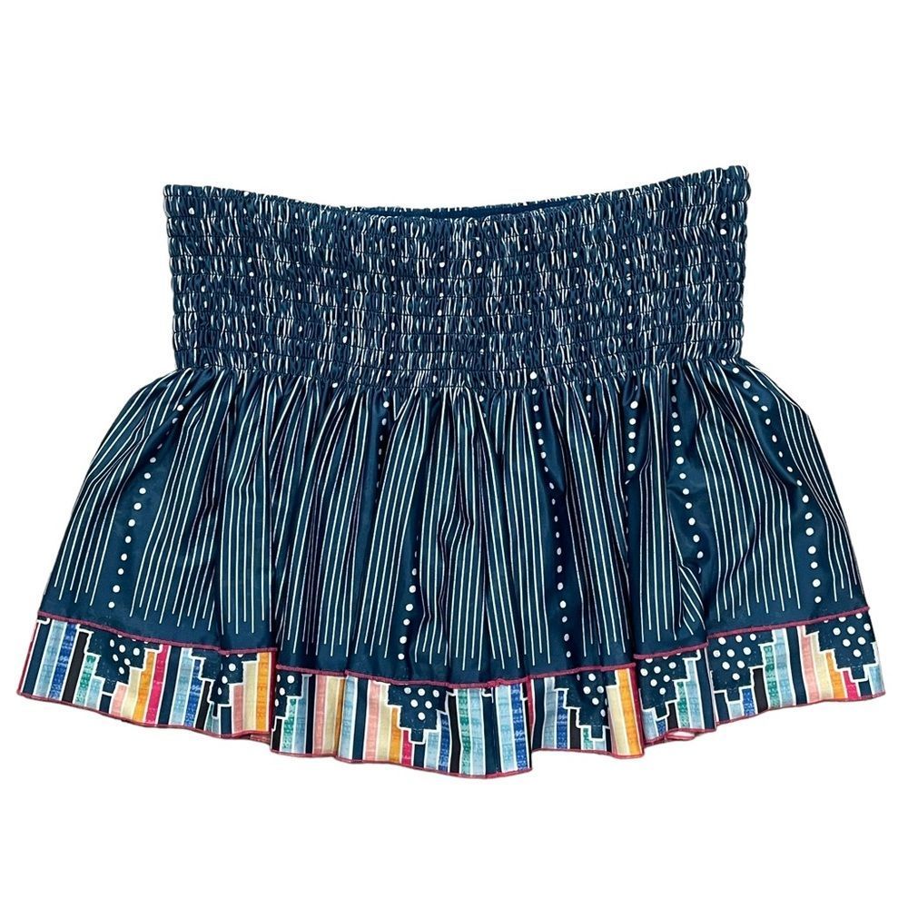 Lucky In Love Tennis Skort Skort Pretty In Ink Smocked Waist Sz L